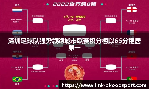 深圳足球队强势领跑城市联赛积分榜以66分稳居第一